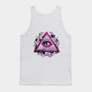 Masonic Illuminated Eye Tank Top